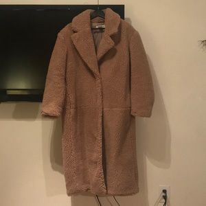 H&M Long Teddy Coat